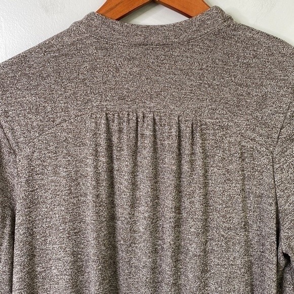 J Jill Wearever Long Open Front Cardigan Drape Long Sleeve Stretch Knit Pockets - Picture 8 of 15